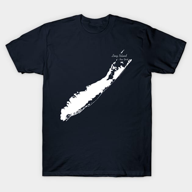 Long Island New York T-Shirt by James Limborg